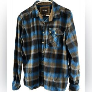 CQR Flannel Long Sleeve Button-Up- Men’s Large.